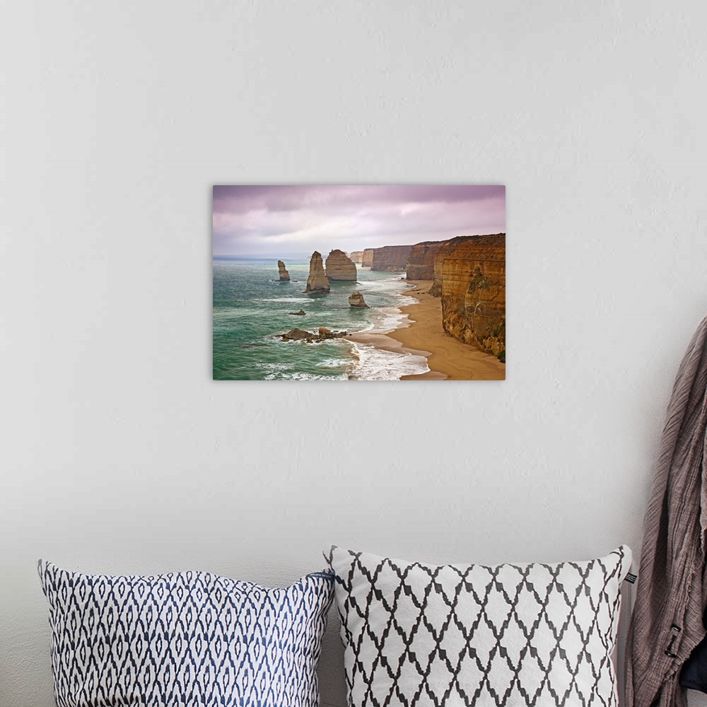 A bohemian room featuring The great Twelve Apostles in Australia.