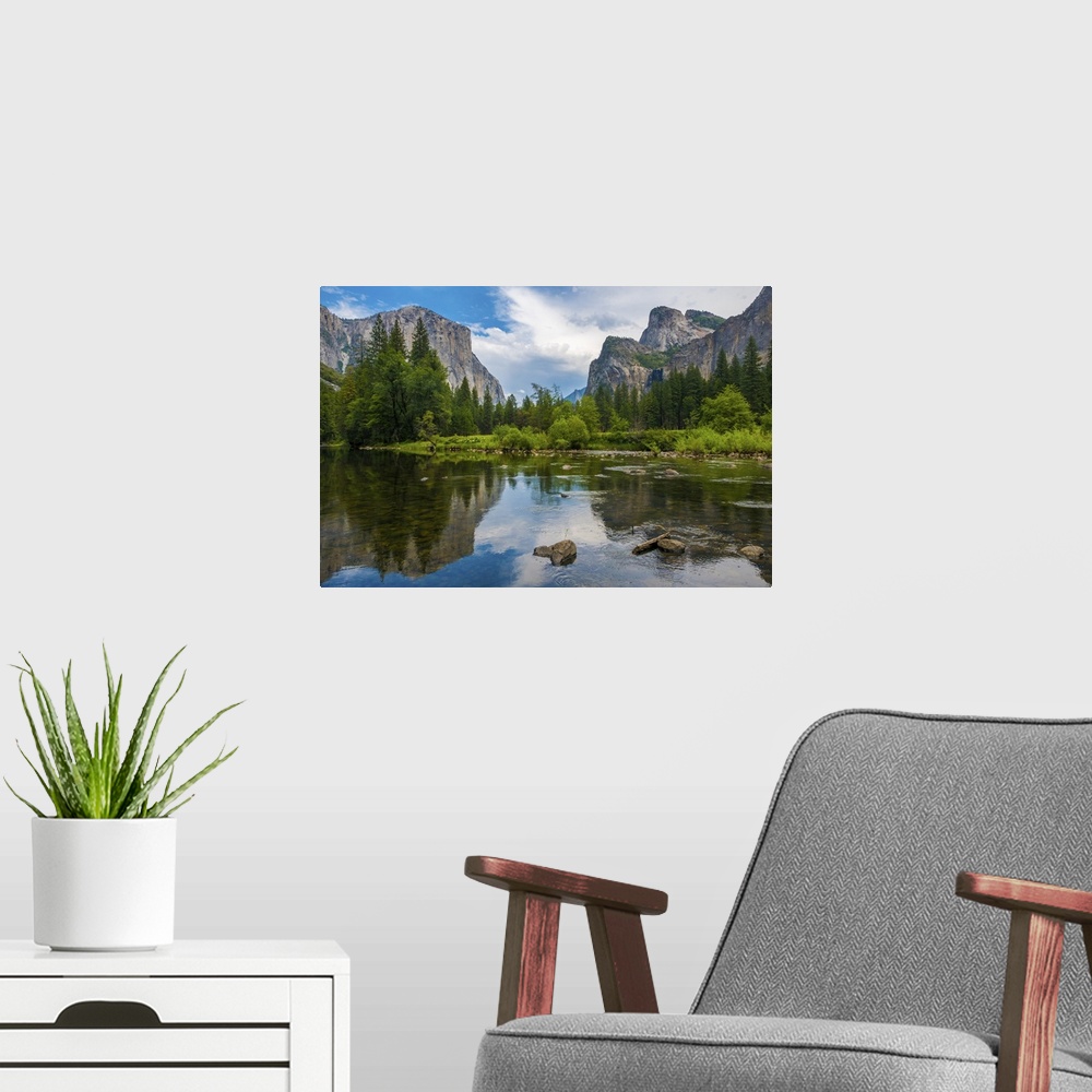 A modern room featuring Yosemite Valley View