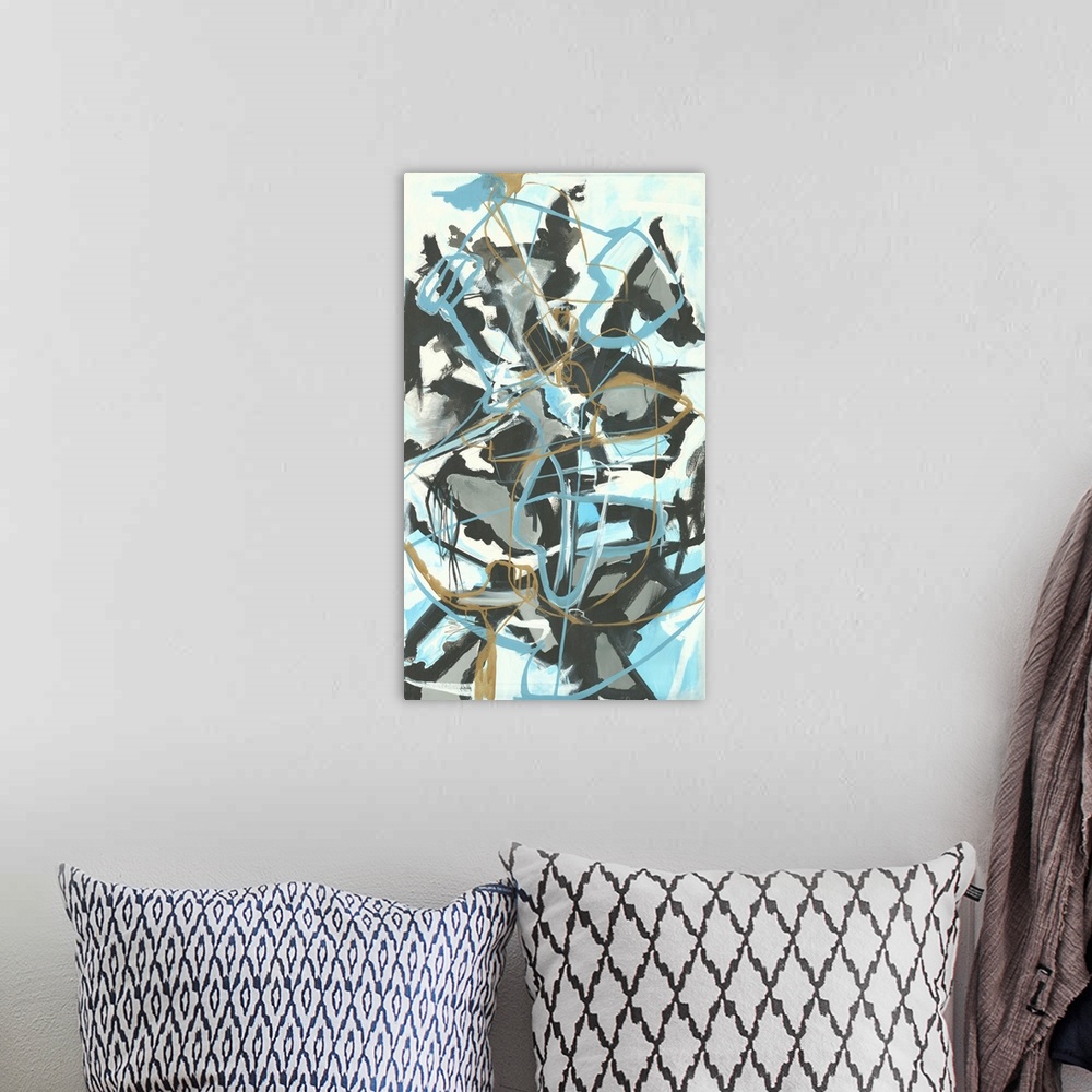 A bohemian room featuring Abstract #101