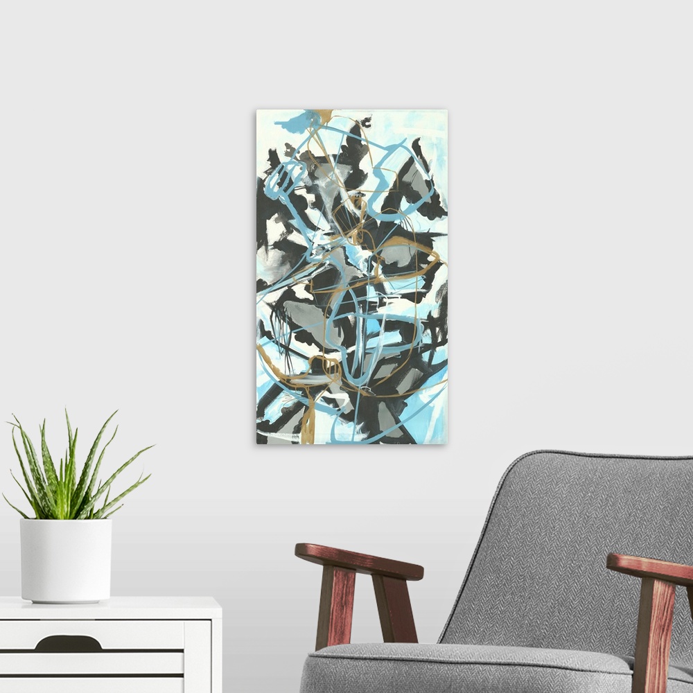 A modern room featuring Abstract #101