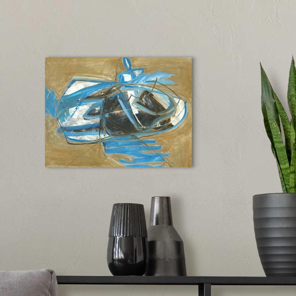 A modern room featuring Abstract #102