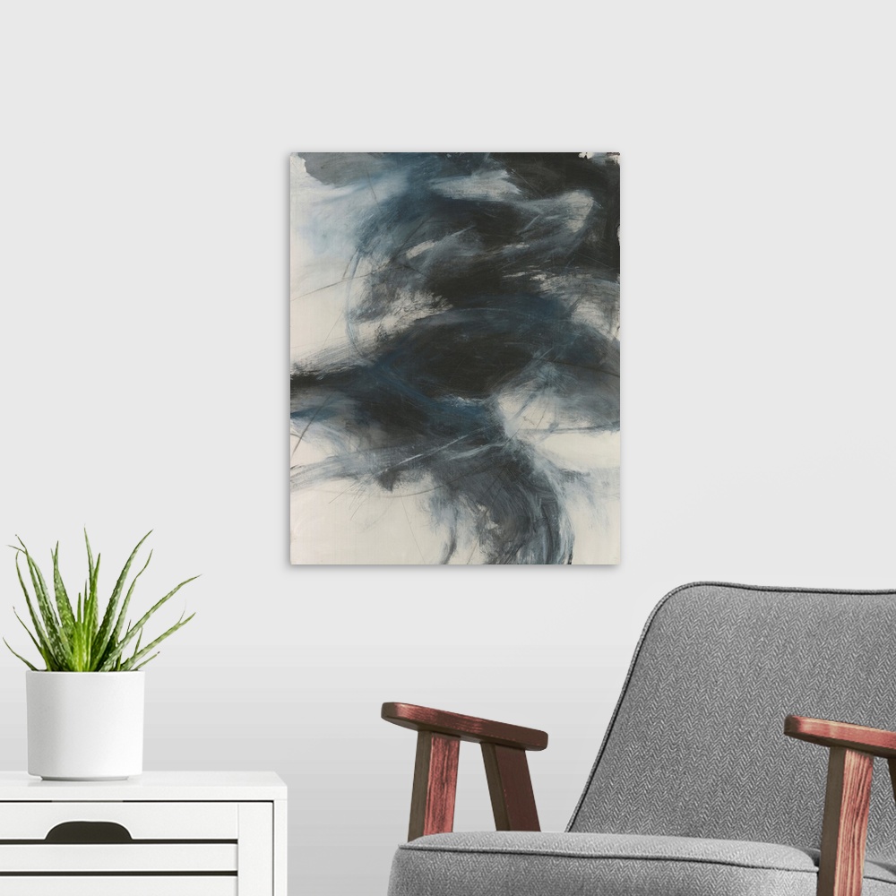 A modern room featuring Abstract #108