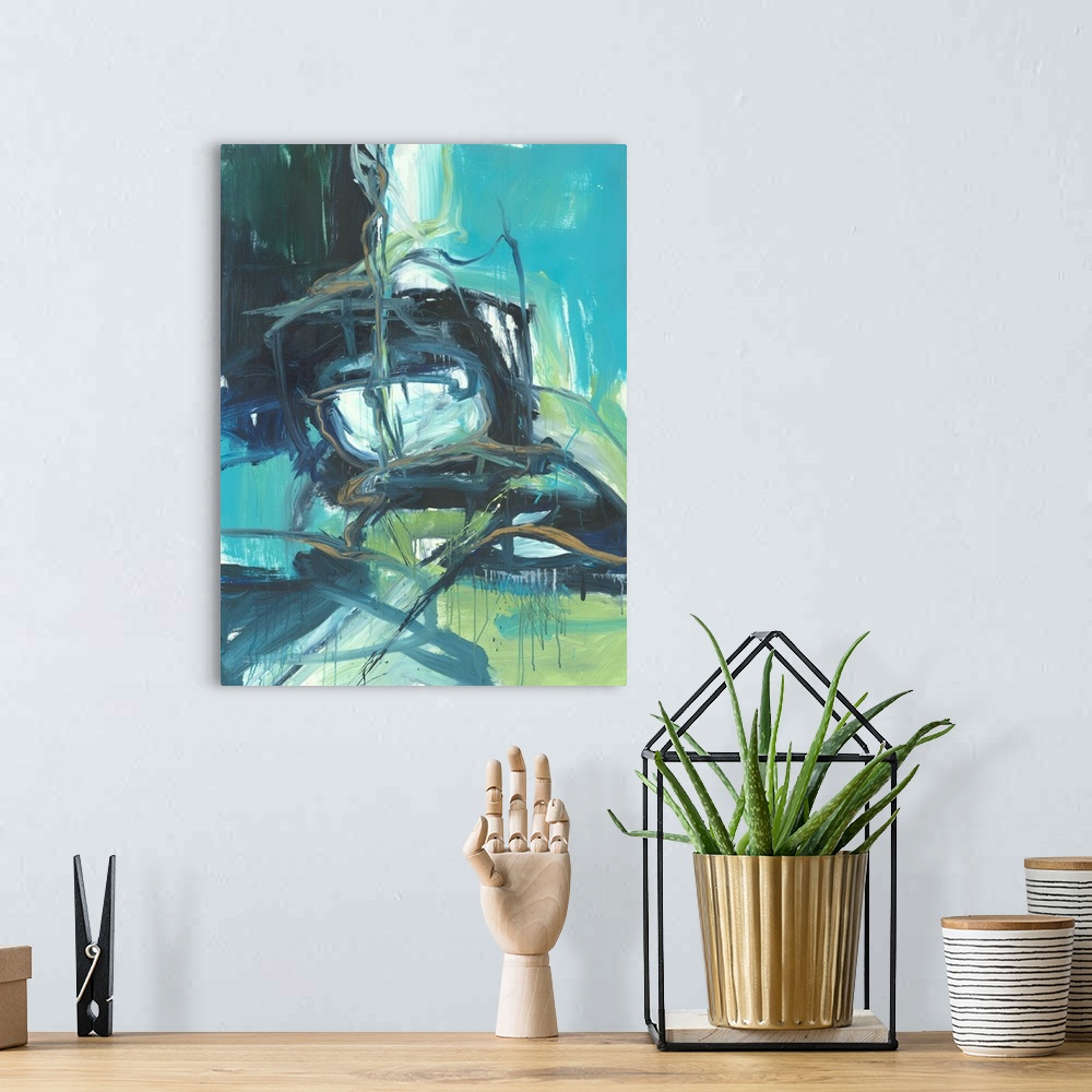 A bohemian room featuring Abstract #114