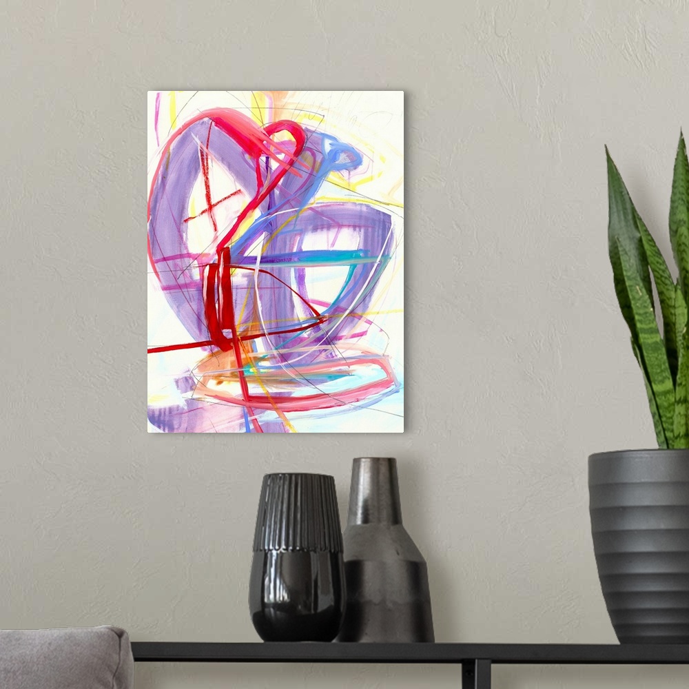 A modern room featuring Abstract 130