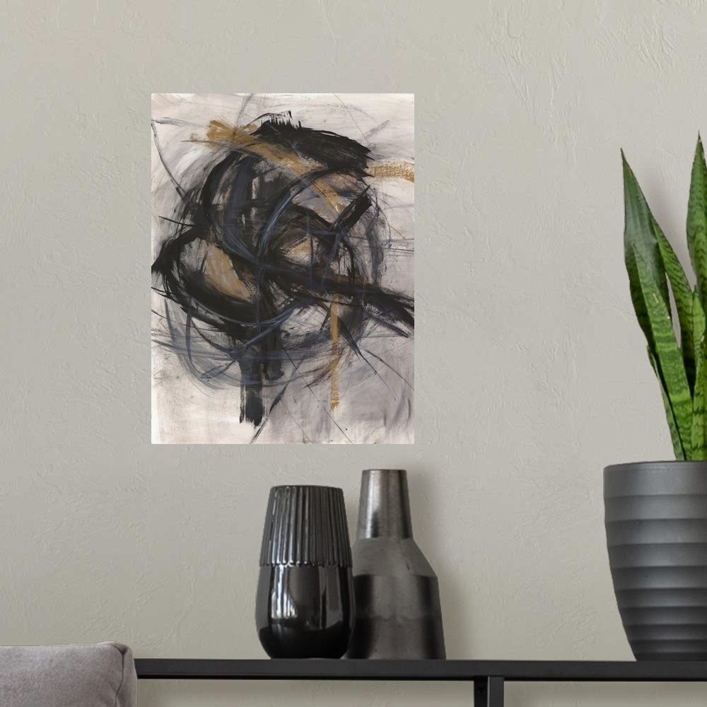 A modern room featuring Abstract #174