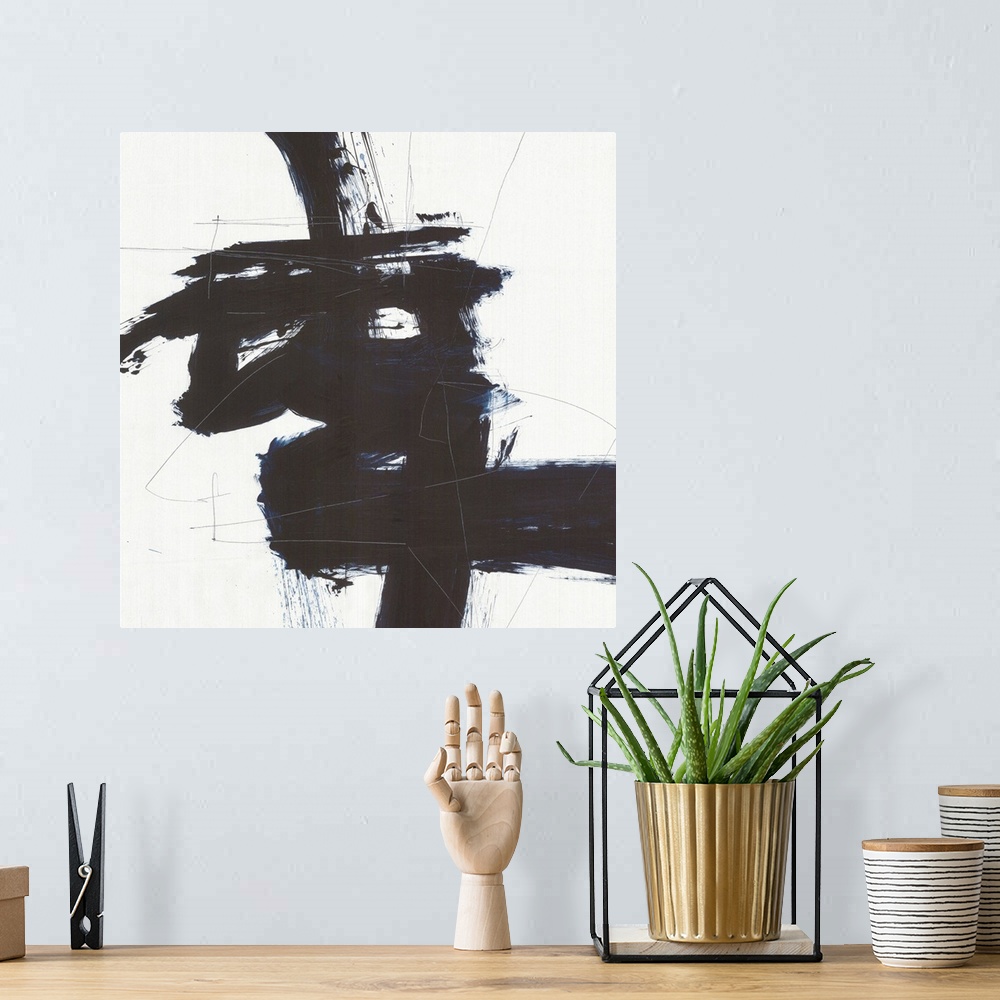 A bohemian room featuring Abstract 233