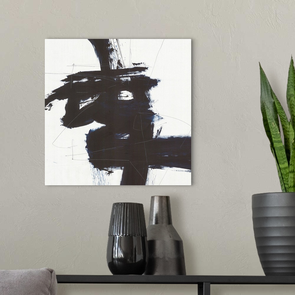A modern room featuring Abstract 233
