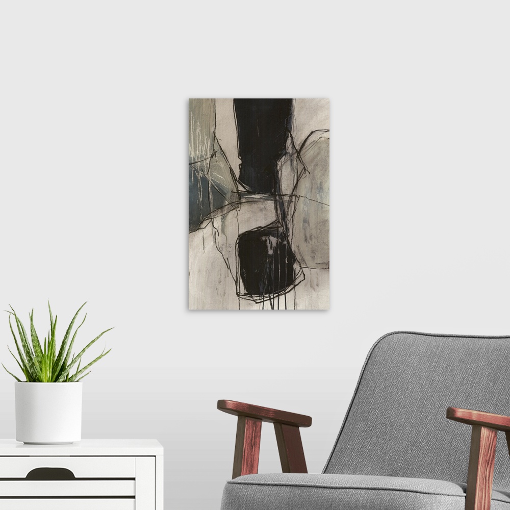A modern room featuring Abstract 244