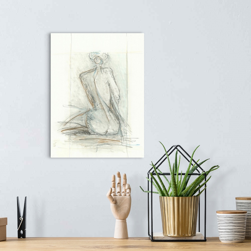 A bohemian room featuring Nude #68