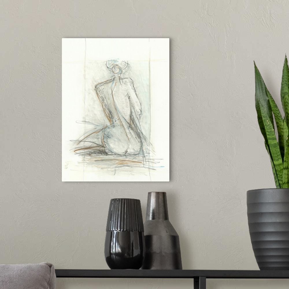 A modern room featuring Nude #68