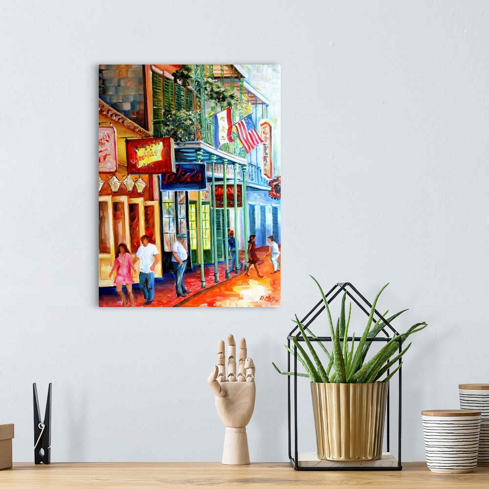 A bohemian room featuring Daytime On Bourbon Street