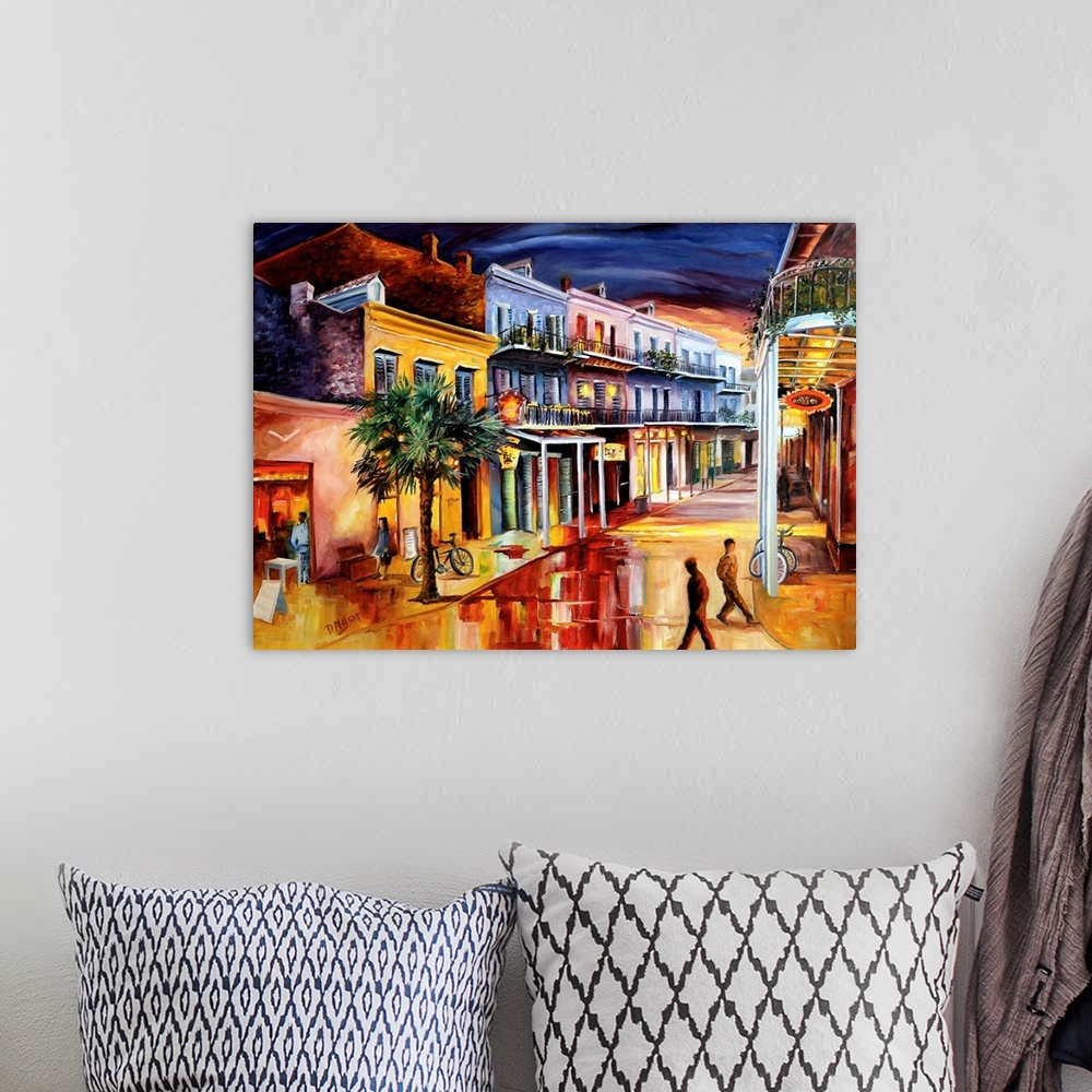 A bohemian room featuring Decatur Street at Dusk