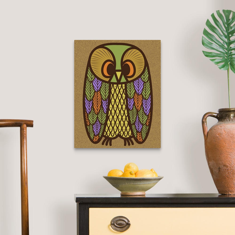 A traditional room featuring Owl, Mid Century Modern Style