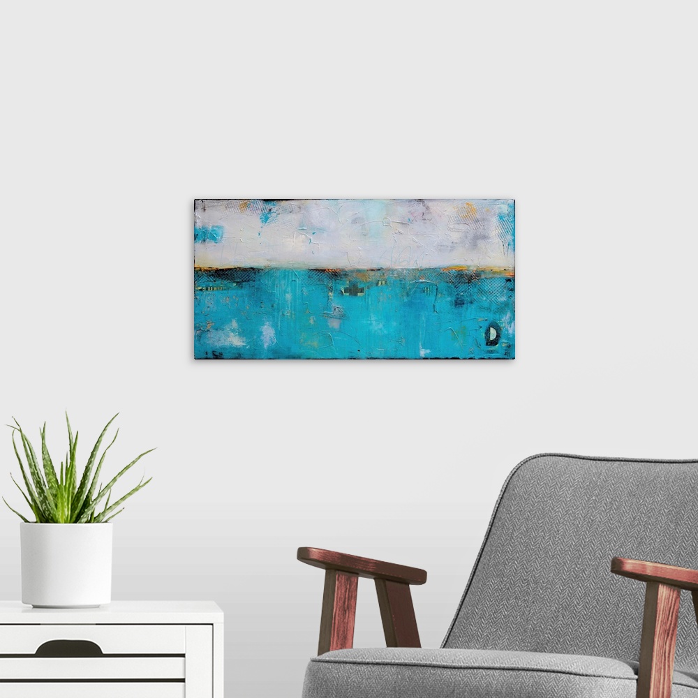 A modern room featuring Aqua Dreams