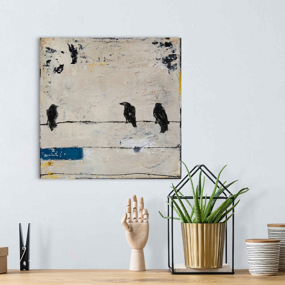 A bohemian room featuring Bird Talk