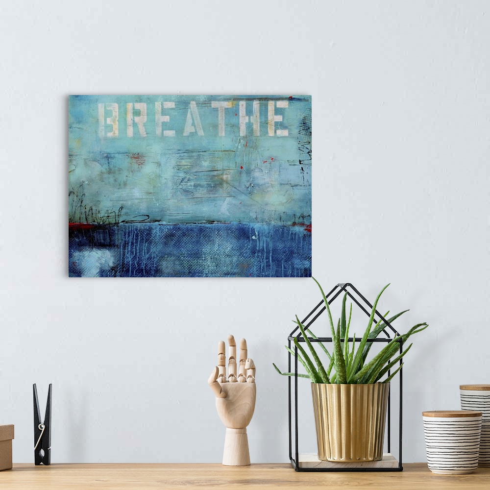 A bohemian room featuring Breathe