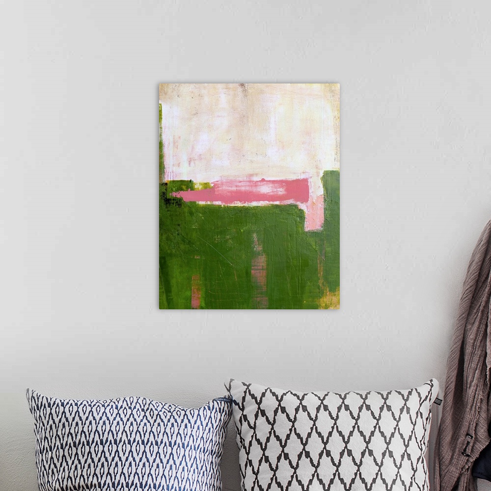 A bohemian room featuring Contemporary Abstract painting from Erin Ashley