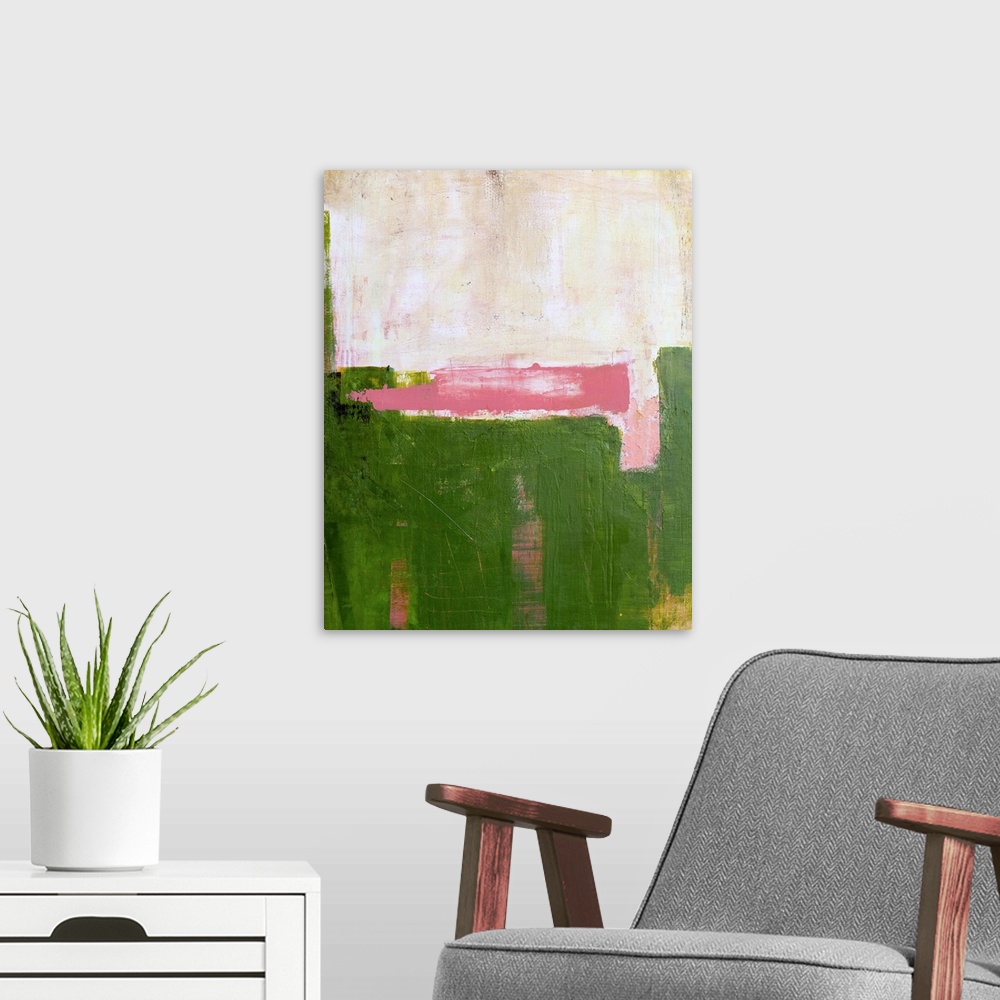 A modern room featuring Contemporary Abstract painting from Erin Ashley