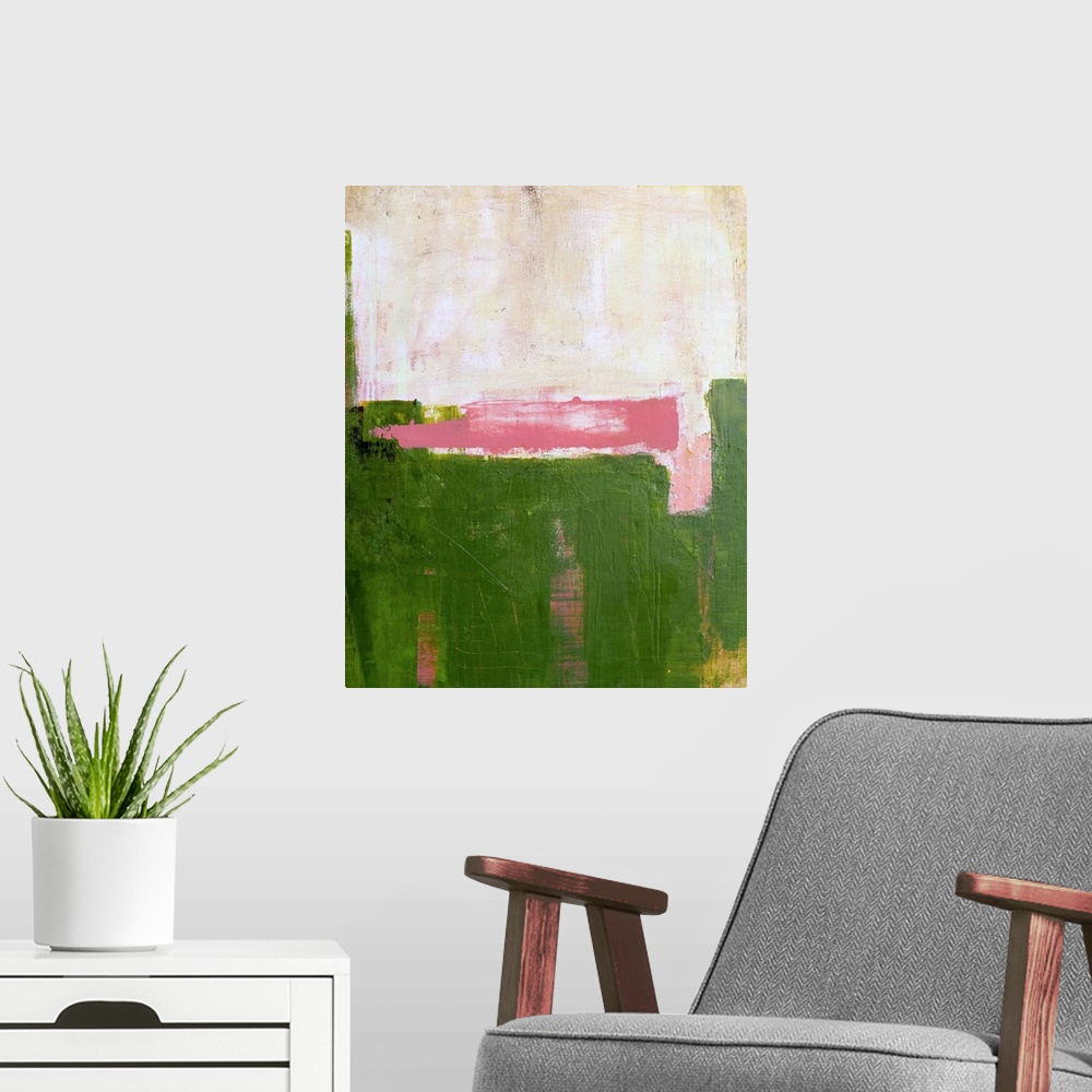 A modern room featuring Contemporary Abstract painting from Erin Ashley