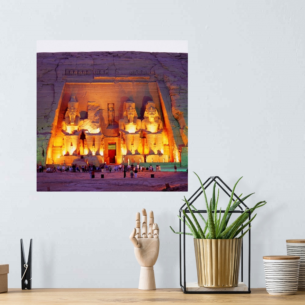 A bohemian room featuring Africa, Egypt, Nubia, Abu Sunbul, the Great Temple of Ramses II