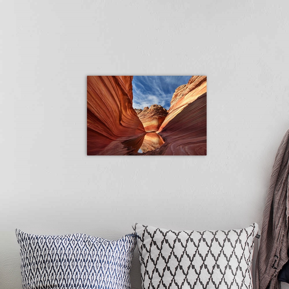 A bohemian room featuring USA, Arizona, Paria Canyon-Vermilion Cliffs Wilderness, The Wave, Coyote Buttes North.