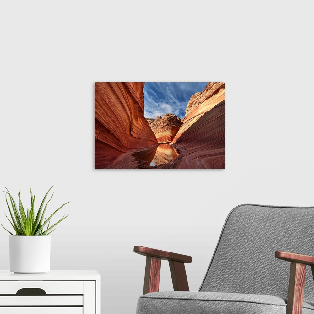 A modern room featuring USA, Arizona, Paria Canyon-Vermilion Cliffs Wilderness, The Wave, Coyote Buttes North.