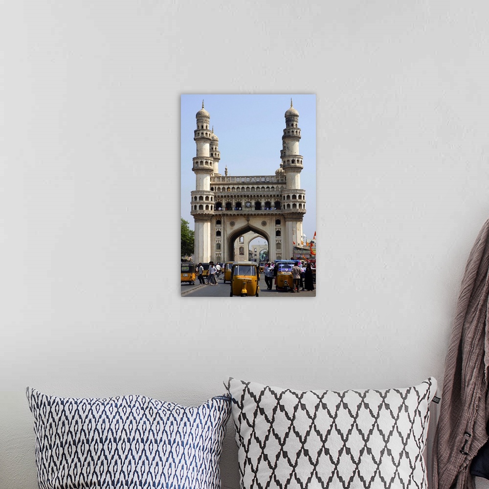 A bohemian room featuring India, Andhra Pradesh, Hyderabad, Hyderabad, The Charminar