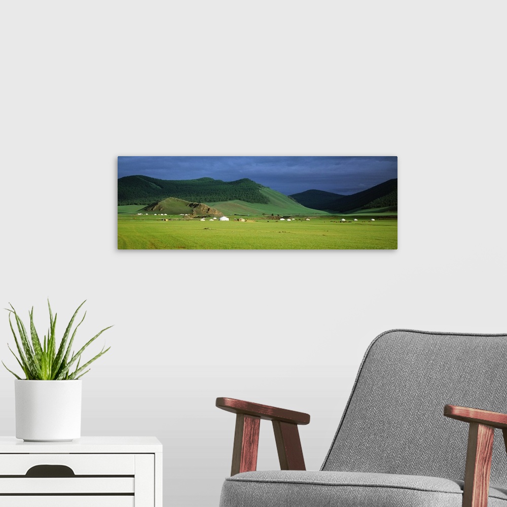 A modern room featuring Asia, Mongolia, South Khangai, Orkhon Valley