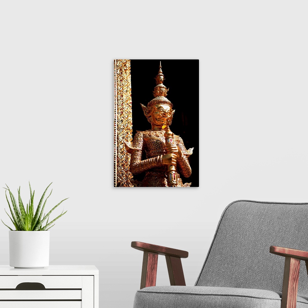 A modern room featuring Thailand, Thailand Central, Bangkok, Krung Thep, Wat Pho, the Temple of the Reclining Buddha