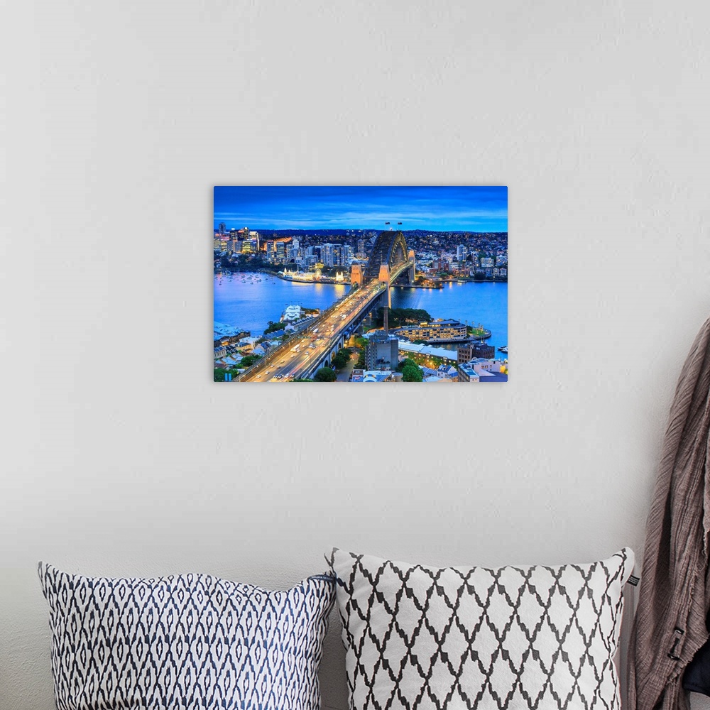 A bohemian room featuring Australia, New South Wales, Oceania, Sydney, Sydney Harbor Bridge