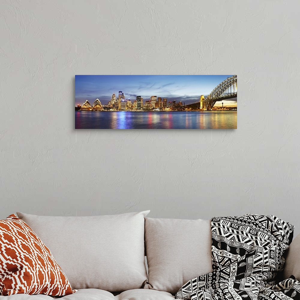 A bohemian room featuring Australia, Sydney, Sydney Opera House, Sydney Harbor Bridge, Sydney Harbor and the City
