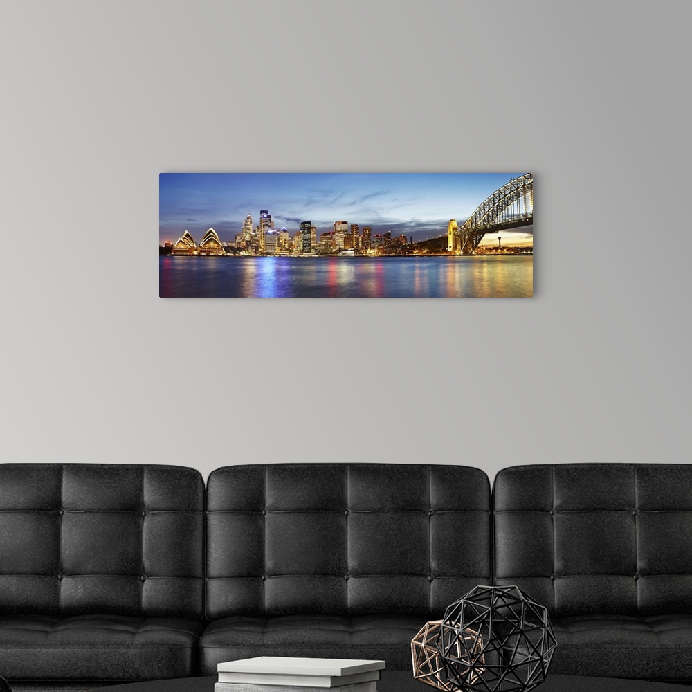 A modern room featuring Australia, Sydney, Sydney Opera House, Sydney Harbor Bridge, Sydney Harbor and the City