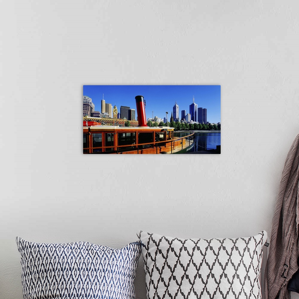 A bohemian room featuring Australia, Victoria, Melbourne, Ferry boat and city