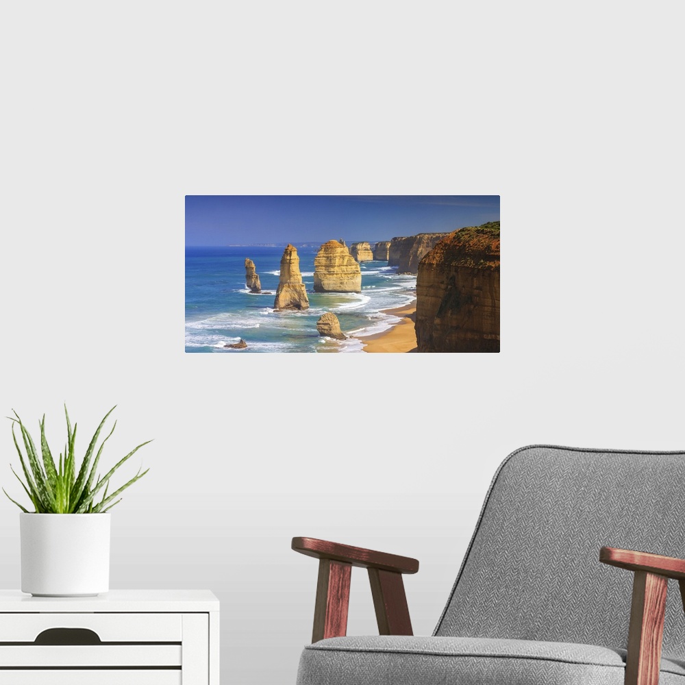 A modern room featuring Australia, Victoria, Oceania, Great Ocean Road, Twelve Apostles Sea Rocks