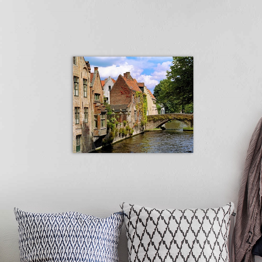 A bohemian room featuring Belgium, Bruges, Canal and houses