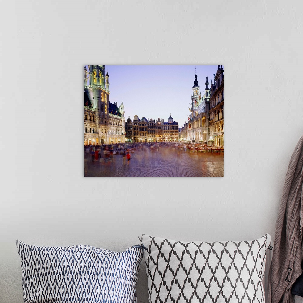 A bohemian room featuring Belgium, Brussels, Grand Place, the old market square