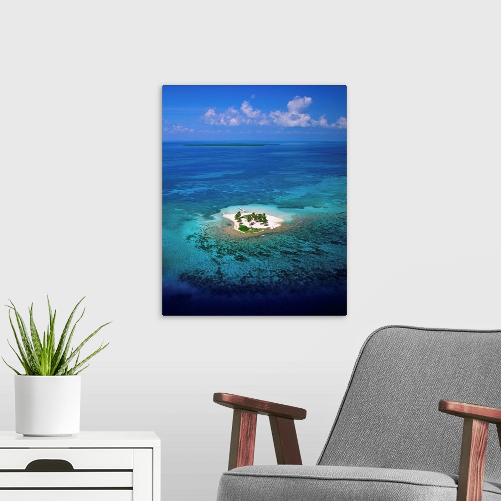 A modern room featuring Belize, Caribbean, Coral Reef, Goff's Cay Island
