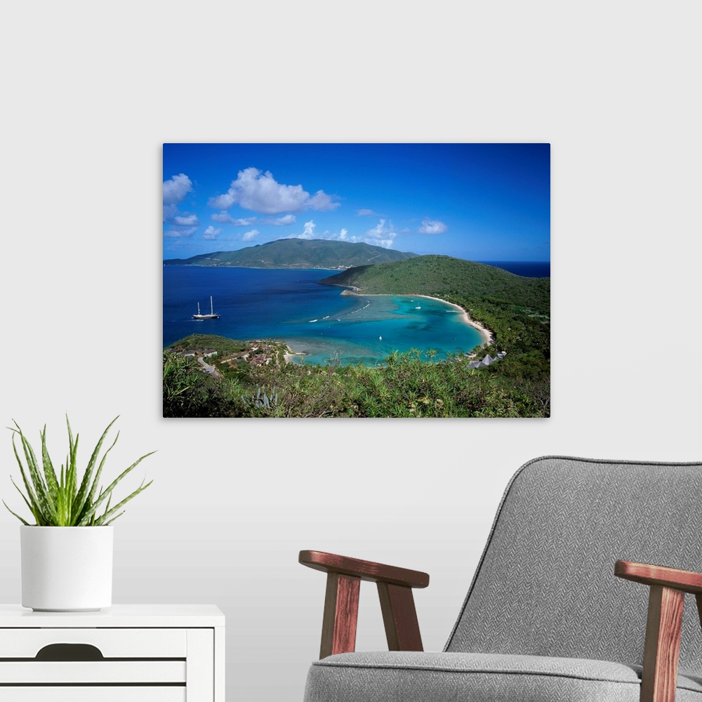 A modern room featuring Bitish Virgin Islands, Virgin Gorda, Little Dix Bay Hotel, bay and Gorda Peek