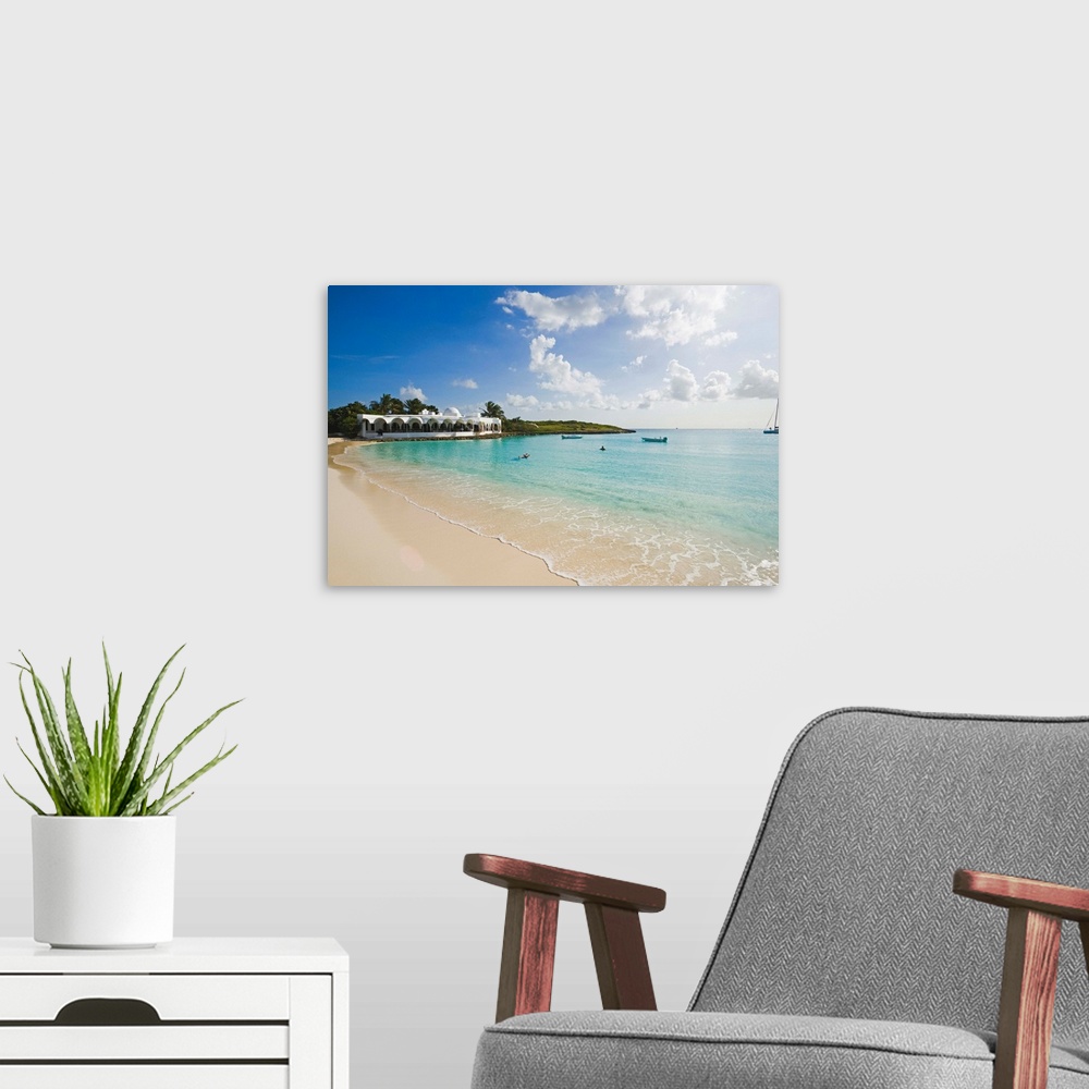 A modern room featuring British West Indies, Anguilla, Cap Juluca, the beach