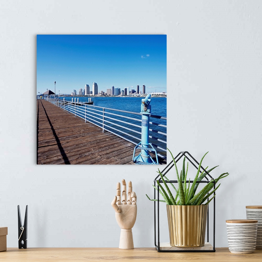 A bohemian room featuring California, San Diego, Coronado Island Ferry Dock