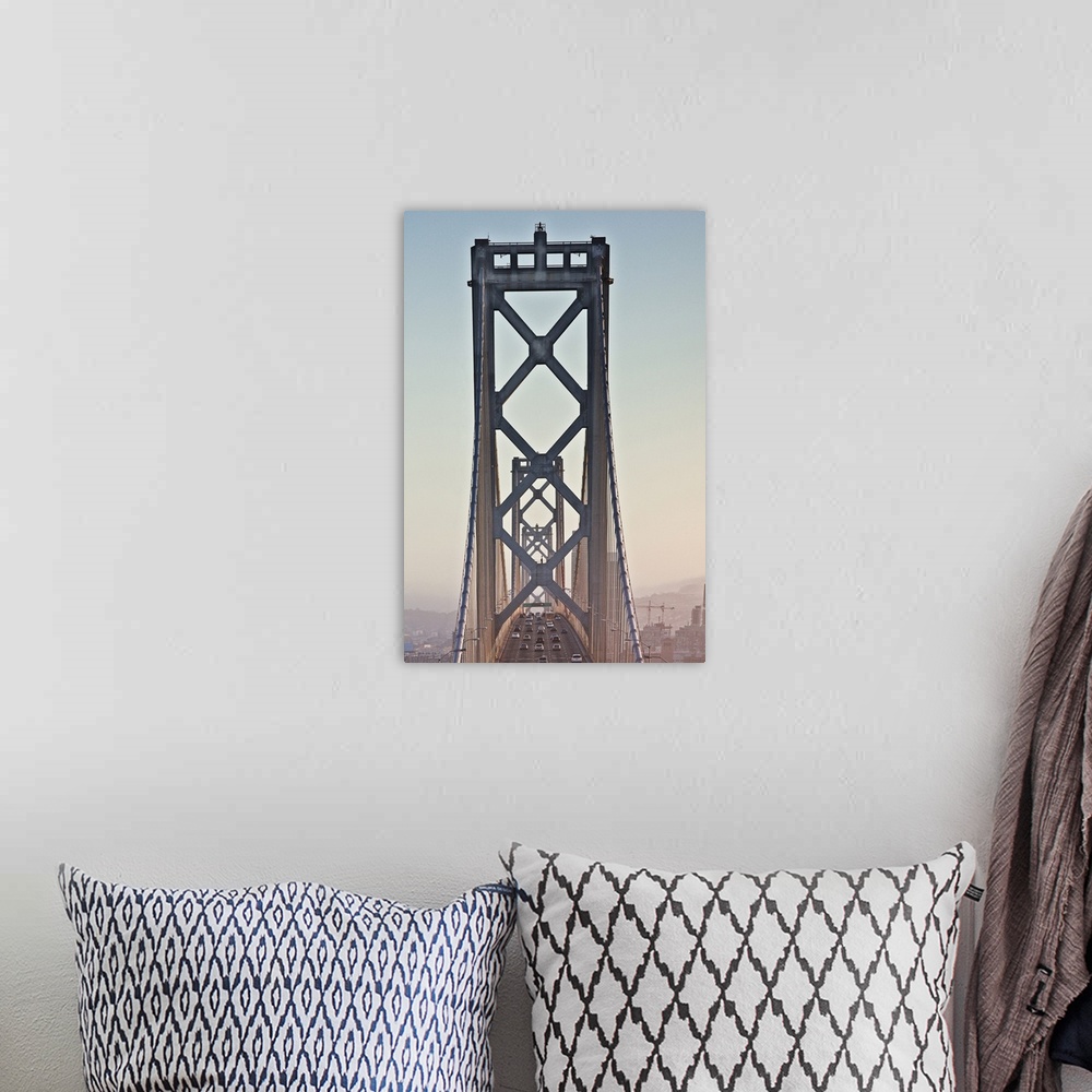 A bohemian room featuring USA, California, San Francisco, Bay Bridge, Oakland Bay Bridge.