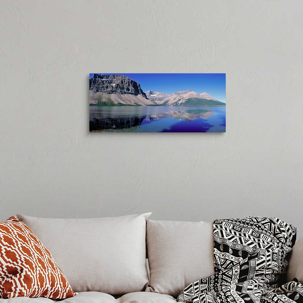 A bohemian room featuring Canada, Alberta, Rocky Mountains, Banff National Park, Bow Lake
