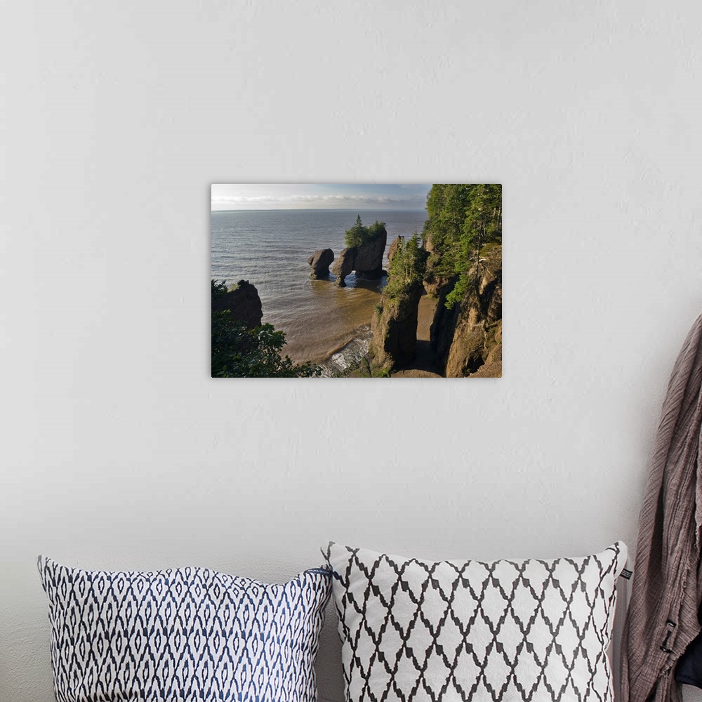 A bohemian room featuring Canada, New Brunswick, Bay of Fundy, Fundy Bay, Hopewell Rocks