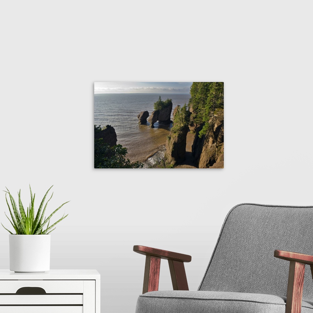 A modern room featuring Canada, New Brunswick, Bay of Fundy, Fundy Bay, Hopewell Rocks