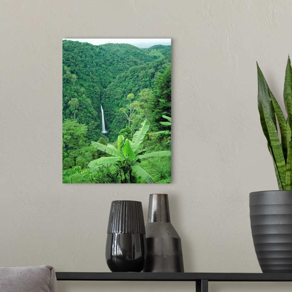 A modern room featuring Central America, Costa Rica, Tropics, Waterfall near San Miguel
