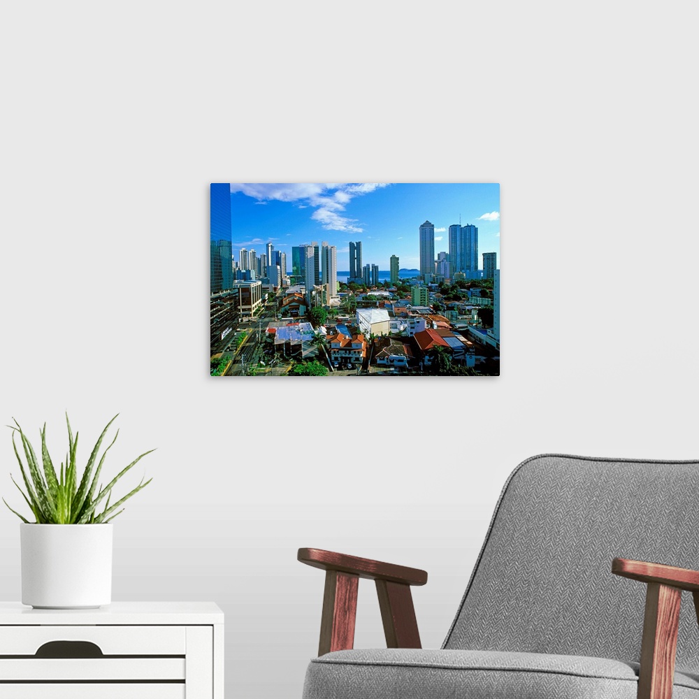 A modern room featuring Panama, Panama, View of the city