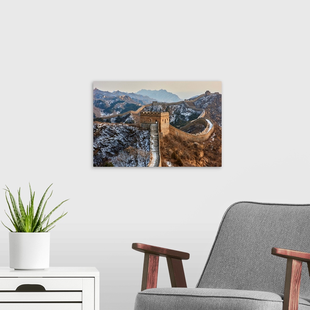 A modern room featuring China, Hebei, Great Wall of China, Hebei province, Great Wall of China, Jinshanling and Simatai s...