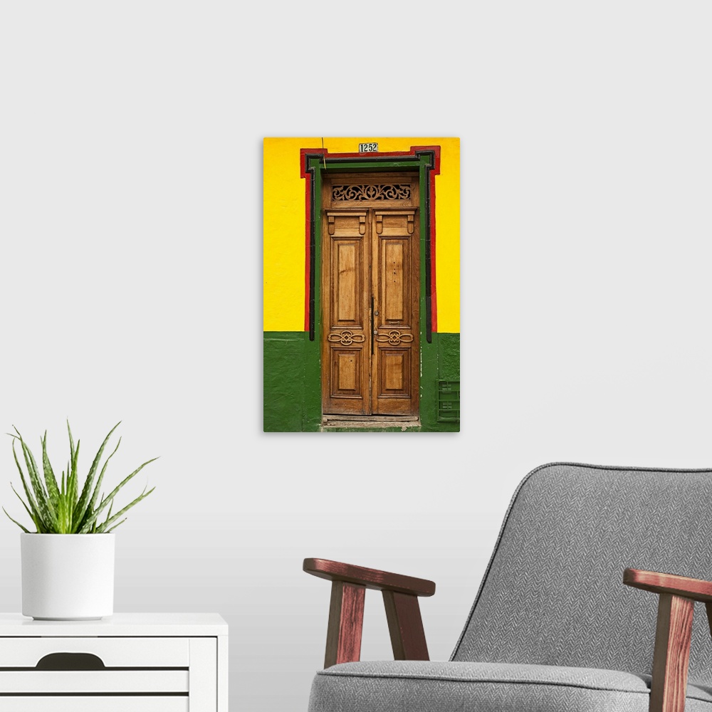 A modern room featuring Colombia, Bogota, Spanish Colonial style door