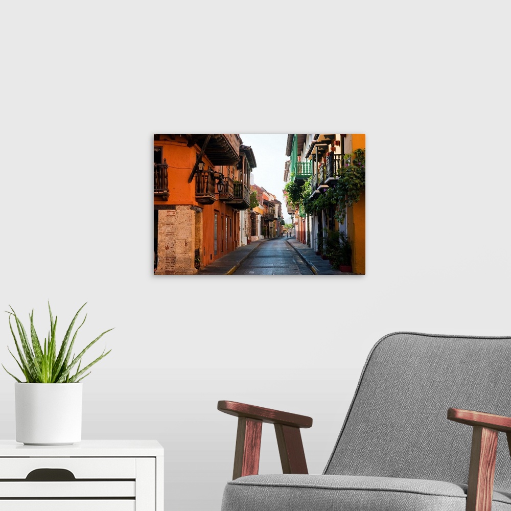 A modern room featuring Colombia, Bolivar, Cartagena de Indias, Street scene