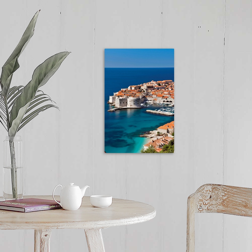 A farmhouse room featuring Croatia, Dalmatia, Dubrovnik, St John's Fortress, old town and the harbor